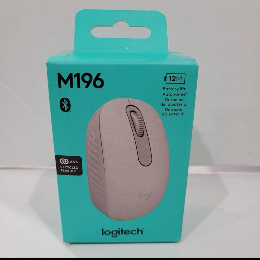 Logitech M196 Wireless Mouse - White